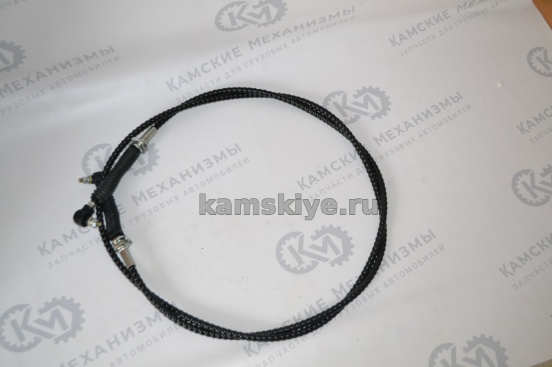 Трос привода КПП HASTERSON на КамАЗ 5490 (в сборе стопорные пластины,пыльники, с наконечниками) (OEM 16108-1703008-20) HAS3460-20